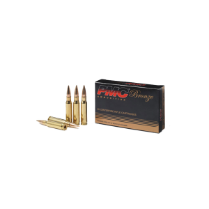 PMC Bronze 308 Win. 147 Grain FMJ Ammo, 20 Round Box (308B)
