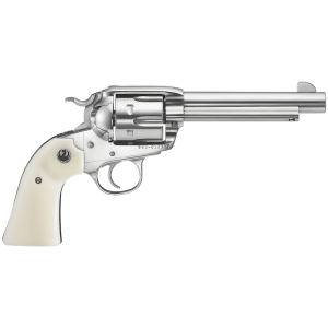 RUGER Vaquero Bisley 357 Mag 5.5in 6rd High-Gloss Stainless Revolver (5130)