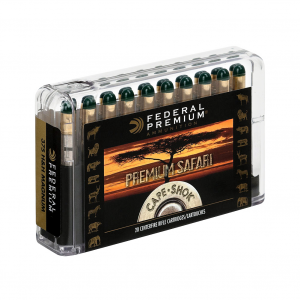 FEDERAL Cape-Shok 416 Rigby 400 Grain Trophy Bonded Sledgehammer Solid Ammo, 20 Round Box (P416T2)