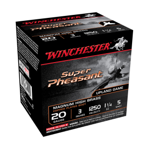 WINCHESTER AMMO Super Pheasant 20Ga 3in 5-Shot Shotgun Shells (X203PH5)