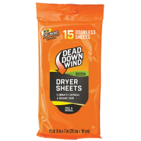 DEAD DOWN WIND Dryer Sheets Natural Woods (10 ct. PDQ Shelf Display), 15 ct. (11913)
