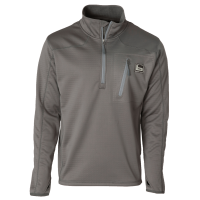 BANDED Men's 1/4 Zip Mid Layer Charcoal Fleece Pullover (B1010031-CH)