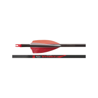 VICTORY ARCHERY VForce Sport 8.7 GPI Feather Fletched Arrows, 6-Pack (VFS-350FF-6)