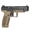 canik mete sfx 9mm 5.2in 18rd/20rd flat dark earth semi-automatic pistol (hg5635-n)