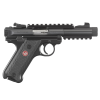 ruger mark iv tactical 22lr 4.4in threaded barrel 10rd blued rimfire pistol (40150)