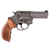 taurus defender 605 357 mag/38 spl +p 3in 5rd tungsten cerakote revolver with altamont grip (2-6053cns)