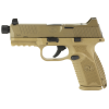 fn america fn509m tactical, semi-automatic, pistol, 9mm, 2 mags, 10 rd, optics ready 66-100746
