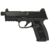 fn america fn509m t nms blk/blk ns 2x10 9mm optics ready semi-automatic pistol (66-100838)