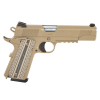 tisas 1911 raider 45 acp 5in 2x 8rd mags fde cerakote pistol (1911-duty-b45rdg)