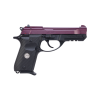 european american armory girsan mc 14t tip-up .380acp 4.5" 13+1rds handgun, black/cherry (390865)