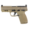 smith & wesson m&p9 m2.0 compact or 9mm luger 4in 15rd optic ready ts sf semi-automatic pistol (13573)