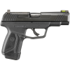 ruger max-9 9mm 4in 10rd/12rd black polymer striker fired pistol (03507)