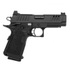 staccato 2011 c2 x-series optic ready 9mm 3.9in bull barrel 2x 16rds mags dlc black pistol (10-1101-000102-01)