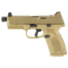 fn america fn509m 9mm 4.5in (1) 15rd, (4) 24rd mag tactical semi-auto pistol w/ ballistic case and (2) backstraps (66-101709)