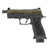 sig sauer p320 xcarry 9mm 4.6in 3x 21rd mags 2-tone moss green pistol (320xca-9-mgxr3-tb-r2)