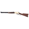 henry slide gate brass 360 bhmr 20in 5rd lever action rifle (h024-360bh)