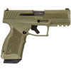 taurus gx4 carry 9mm 3.7in 2x15rd sniper green single-action pistol (1-gx4cr94ff)