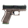 glock 43x mos cypress raptor 9mm 3.41in 2x 10rd mags green/flat dark earth pistol (px4350201frmoscr)