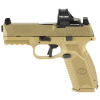 fn america 509 mrd 9mm 4in 2x17rd semi-auto pistol w/ holosun 407c red dot sight (66-101925)