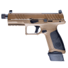 beretta apx-a1 full size tactical 9x19mm 4.8in 21rd threaded fde semi-auto defense pistol (jaxa1f921tacfde)