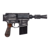 cmmg dl-44 blaster mk4 .22lr 4.5in 10rd battleworn armor black semi-auto pistol (22a440f-bw-ab)