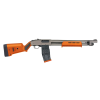 mossberg 590m professional mag fed 12ga 18.5in 10rd orange pump-action shotgun (50222)