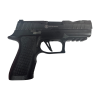 used: sig sauer p320 x series custom works 9mm semi auto pistol - 5x mags, box, holster - good condition