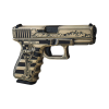 glock g19 gen5 mos 9mm 4.02in 15rd tan/black semi-automatic pistol (ua195s204mosnoef)