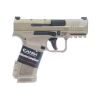 canik mete mc9 l 9mm 3.18in 10rd flat dark earth semi-auto pistol, california compliant (hg7884cad-n)