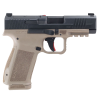canik mete mc9 ls 9mm 3.64in 10rd two-tone semi-auto pistol, california compliant (hg7885cabd-n)