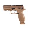 sig sauer p320-m18 9mm 3.9in dp pro plate 17rd/2x21rd coyote pistol (sigp320m18)