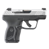 ruger lcp max .380 auto 2.8in 10rd manual safety stainless/black pistol (13749)
