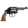 smith & wesson classic model 10 38 special +p 4in 6rd black/walnut da/sa revolver (14074)