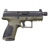 beretta apx-a1 compact tactical 9mm 4.2in 15rd/17rd od green/black semi-auto pistol (jaxa1c917tac)