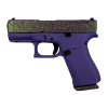 glock 43x glitter gunz 9mm 3.41in 10rd mos joker striker-fired pistol (px4350201frmosjo)