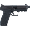 iwi us masada 9mm 4.6in 2x10rd black optics ready pistol (m9orp10t)