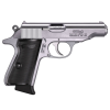 walther pp .32 acp 3.9in 8rd stainless semi-automatic pistol (4796029)