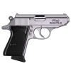 walther ppk .32 acp 3.3in 7rd stainless semi-automatic pistol (4796020)