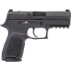 sig sauer p320 9mm 3.9in 2x10rd black striker-fired pistol (320c-9-bssp-ms-ma)