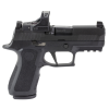 sig sauer p320-xcompact 9mm 3.6in 2x 15rd mags striker-fired pistol with romeo-rs pro (320xc-9-bxr3p-rs)