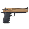 magnum research desert eagle l6 .357 magnum 6in 9rd burnt bronze cerakote/black pistol w/ picatinny bottom rail (de357l6bb)