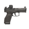 hk vp9a1 x crossover 9mm 4.09in 2x10rd black optics equipped striker-fired pistol w/ vortex defender closed emitter red dot sight (81001356)