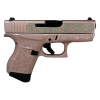 glock 43 custom glock n roses 9mm luger 3.4in 6rd striker-fired pistol (ui4350201 modgr)