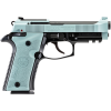 beretta 80x cheetah blue edition .380 acp 3.9in 2x10rd defense pistol (spec0715a)