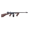 thompson 1927a-1c lightweight deluxe 45 cal walnut grain polymer furniture rifle w/ 50rd drum and 20rd stick magazine (t5p50d)