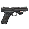 browning buck mark black label 250 laser suppressor ready .22lr 4.25in 10rd semi-automatic pistol (051612490)