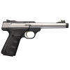browning buck mark camper stainless ufx .22lr 5.9in 10rd semi-automatic pistol (051616490)