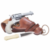 cimarron thunderer doc holliday .45 lc 3.5in 6rd single-action revolver w/ holster and dagger (ca4506docset)