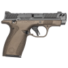 smith & wesson pc bodyguard 2.0 .380 auto 13.1in 10rd/12rd mags midnight bronze thumb safety carry comp pistol (14846)