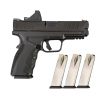 springfield armory xd mod.4 osp 9mm 4in 4x16rd black semi-auto pistol (xddg9101b-m4-pac)